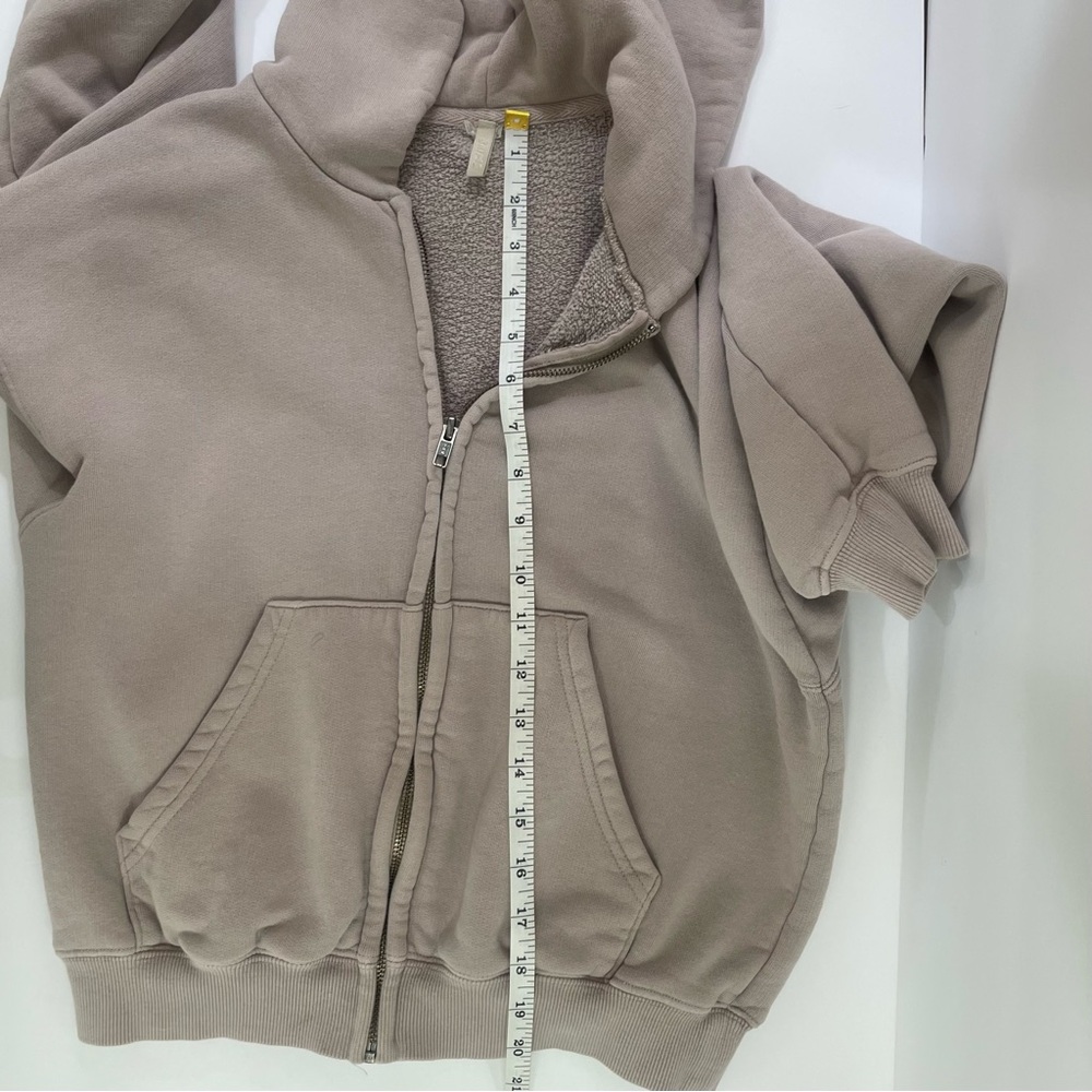 Skims Classic Hoodie in Stone - Picture 11 of 16